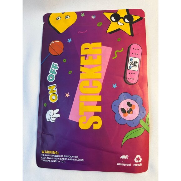 Mood Mood Trendy Sticker Set Mixed Design Waterproof Decals Gift Pack - Picture 3 of 3